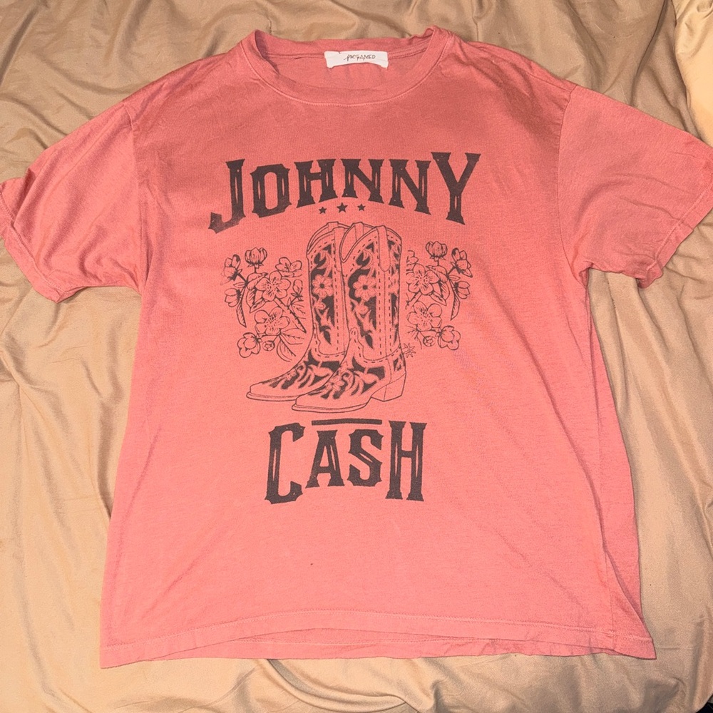 Free People Johnny Cash Graphic Tee - Rust - Picture 4 of 5
